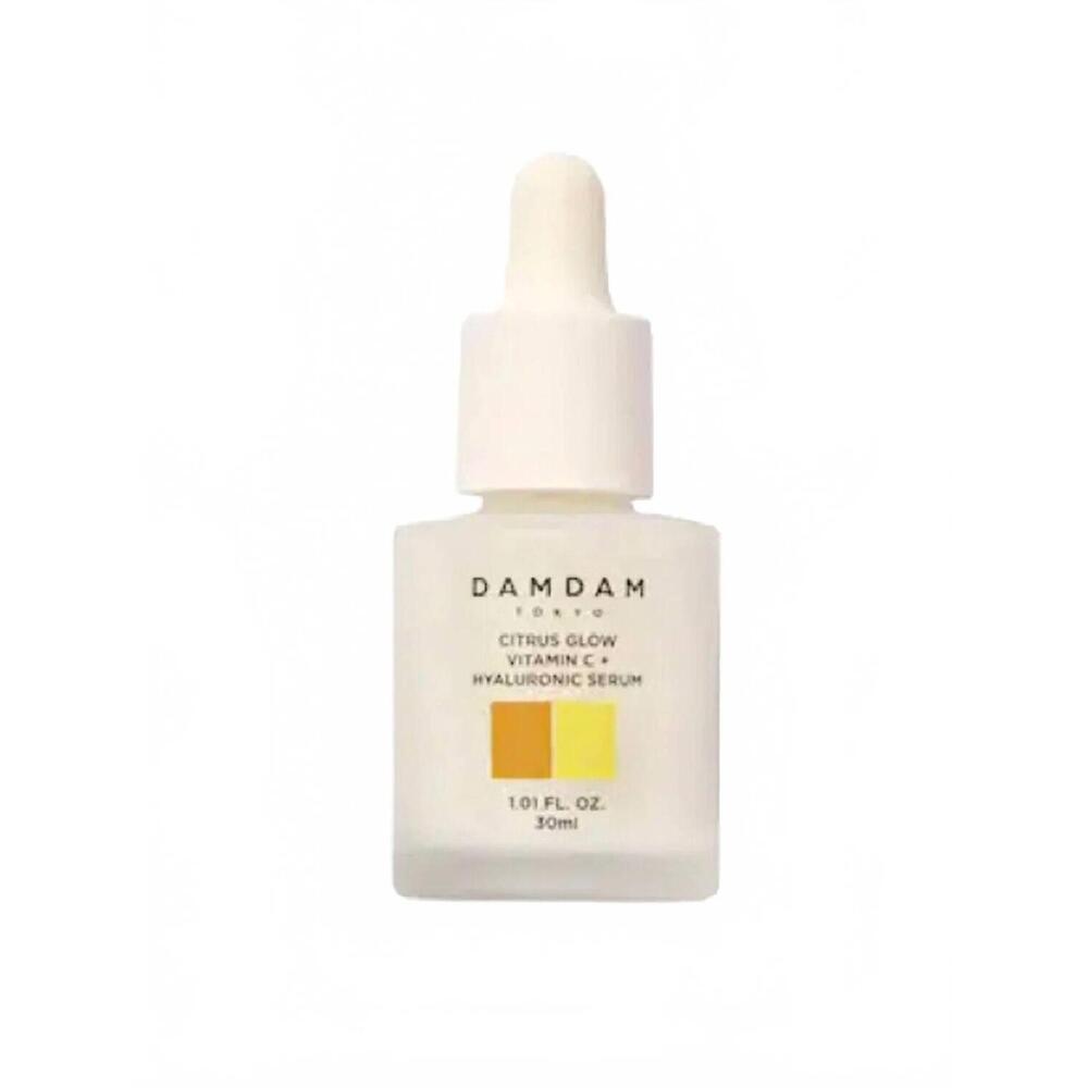 NEW DAMDAM tokyo citrus glow vitamin c & hyaluronic acid serum in white